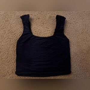 Smoothez by aerie navy square neck bra top. Large.